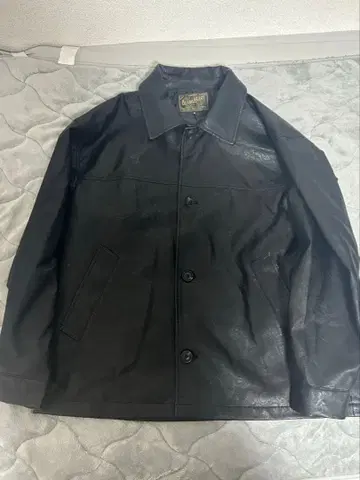 BEAMS HEART 블랙 가죽 자켓 M