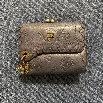 ANNA SUI 3단 폴더형 지갑 퍼플