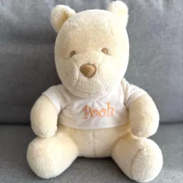 곰돌이 푸 봉제 인형 화이트 T셔츠 화이트 대