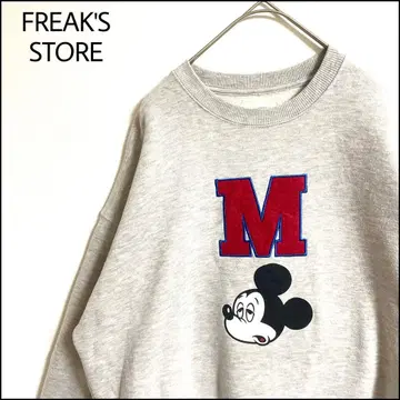 FREAK'S STORE 디즈니 맨투맨 그레이 오버 사이즈