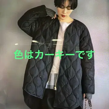 블랙 퀼팅 자켓