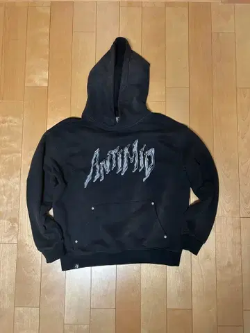 ANTIMID 후드티 블랙