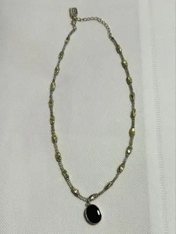 꼼사데모드 오닉스 펜던트 목걸이