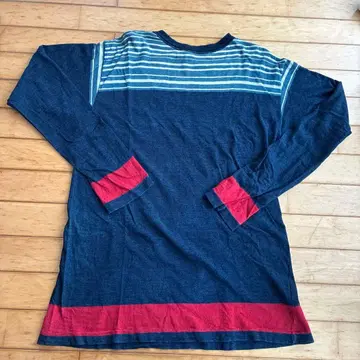 45rpm 보더 긴팔 티셔츠