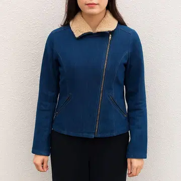 택 포함 새상품 컬 파크 크레인 커버올 데님 자켓 여성용