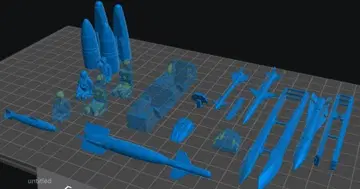 1/144 F-14 개조 세트 톰캣 1기분 3D 프린트