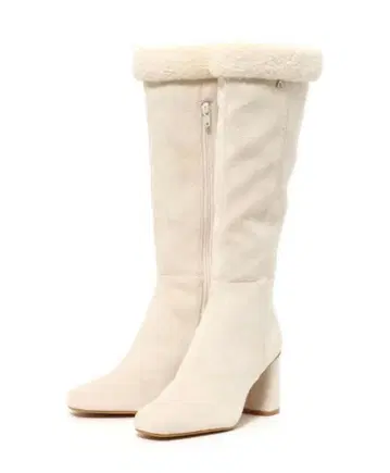 [1~2일 발송] andmary Sophy boa boots ivory