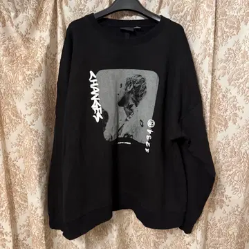 JUSTIN BIEBER x H&M 콜라보 맨투맨 L