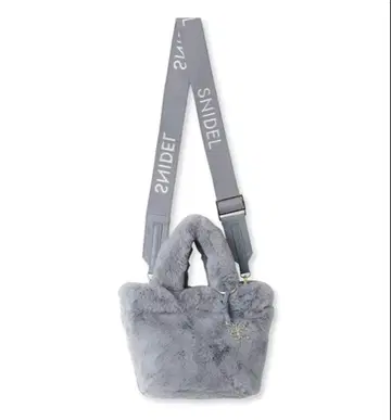 SNIDEL 스나이델 에코 퍼 백 블루