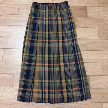 URBAN RESEARCH DOORS 체크 무늬 플리츠 스커트 M