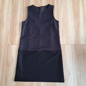 23구 슬리브리스 원피스 네이비/블랙 38