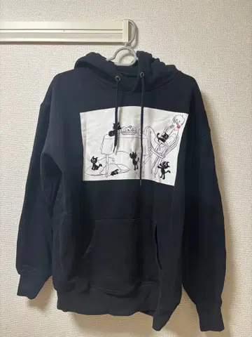 키요 고양이 후드티 풀오버