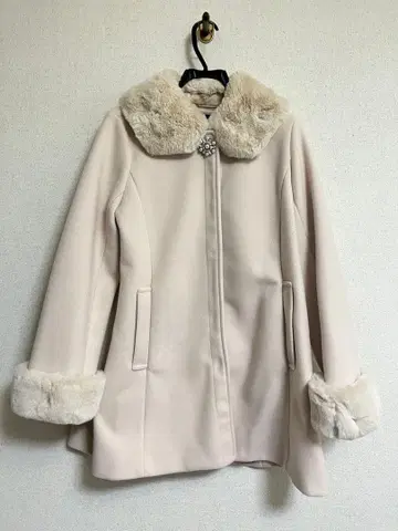 INGNI 잉그 비쥬 코트 아우터 베이지 A라인 원피스