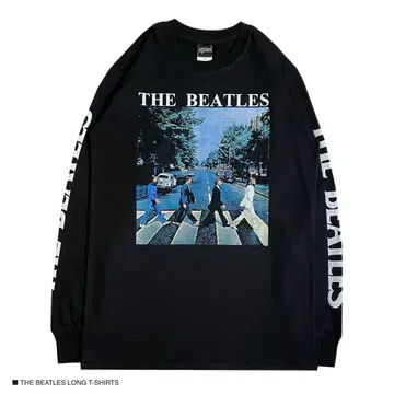 비틀즈 애비 로드 L 사이즈 긴팔 롱 T셔츠 밴드 T
