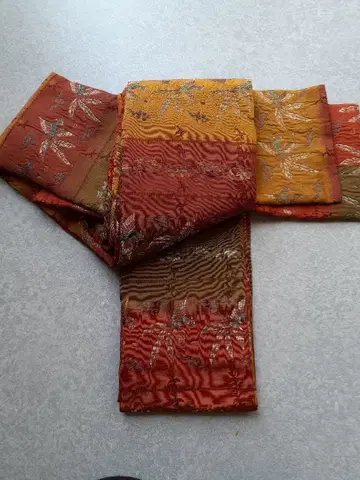 반폭 오비 나고야 오비에서 15 x 401 순수 실크