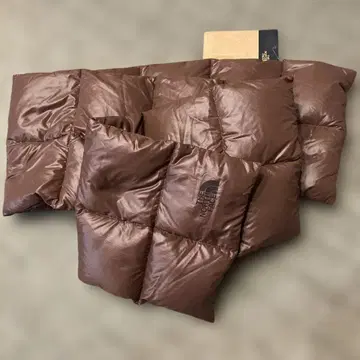 THE NORTH FACE 브라운 퀼팅 머플러