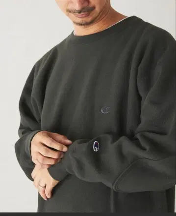 [ 완판 레어템 ] CHAMPION /별주 R/W 엘보우 패치 맨투맨