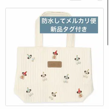 리루린린 토트백 2025 자수 크리스마스 디즈니랜드