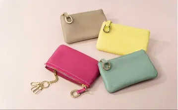 미사용 새상품 소메스 안장 피콜로 슬림 파우치 핑크