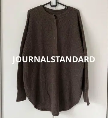 [ 새상품급 ] JOURNAL STANDARD 헨리넥 와플 T