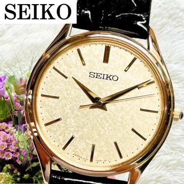작동 세이코 SEIKO 손목시계 골드 y2k 00s 8J41