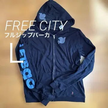 FREE CITY 프리 시티 풀 집업 후드티 CA40554 L 사이즈