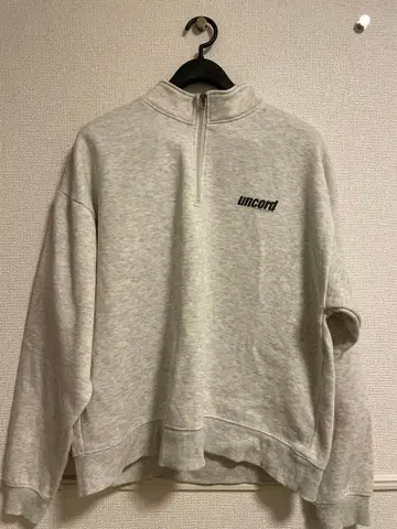 UNCORD 하프 지퍼 트레이닝복 L 그레이