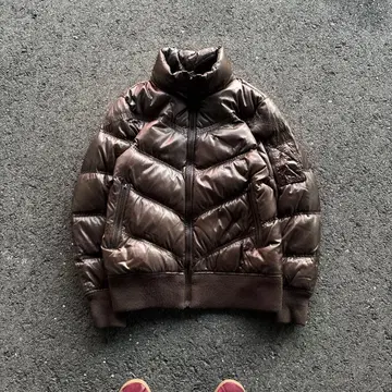 올드 유니클로 짧은 기장 프리미엄 다운 자켓 시티 보이 y2k