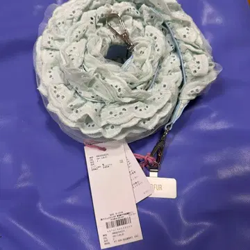 FURFUR 민트 그린 프릴 스트랩