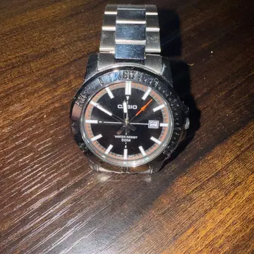 CASIO 빅 페이스 스테인리스 스틸 모델