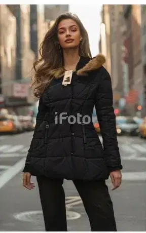 MAROOT 다운풍 코트 후드 부착 L 사이즈 블랙 새상품급 겨울 아우터