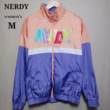 NERDY 널디 나일론 자켓 S 퍼플 오렌지