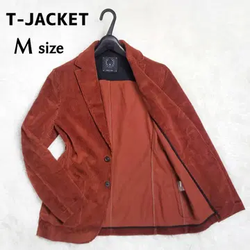 새상품급 T-JACKET 코듀로이 테일러드 자켓 로고 각인 버튼 M