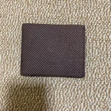 브라운 접이식 지갑 2카드 포켓