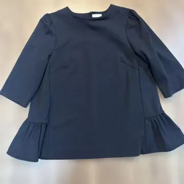 SONO 페플럼 네이비 블라우스