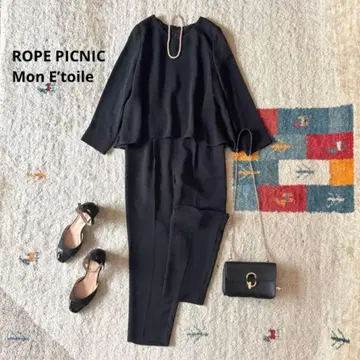 로페피크닉 셋업풍 올인원 블랙 포멀 포멀