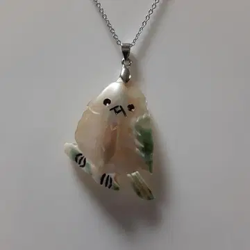야광 조개 [ 작은 새/시마연가 ] 펜던트.