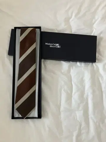 Maker's Shirt 카마쿠라 레지멘탈 스트라이프 타이