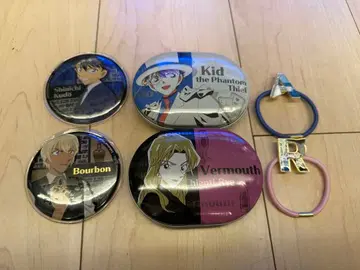 신이치 괴도 키드 바본 베르무트 캔뱃지 세트