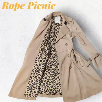 [ 로페피크닉 ] 트렌치코트 베이지 안감 올 패턴 38 사이즈