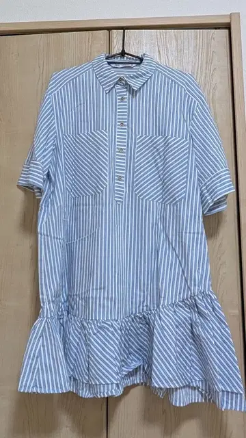 [ ZARA ] 프릴 미니 원피스 반팔