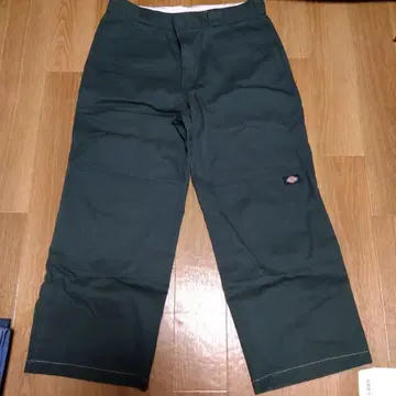 Dickies 다크 그린 워크 팬츠 34