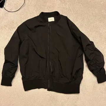 블랙 MA-1 플라이트 자켓