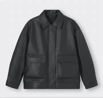 GU 인조 가죽 오버 사이즈 자켓 S