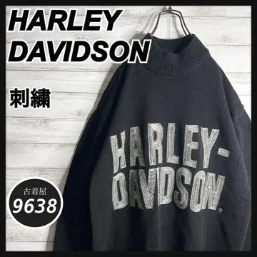 [ 구하기 어려움!! ] 할리데이비슨 자수 빅 루즈 니트 스웨터