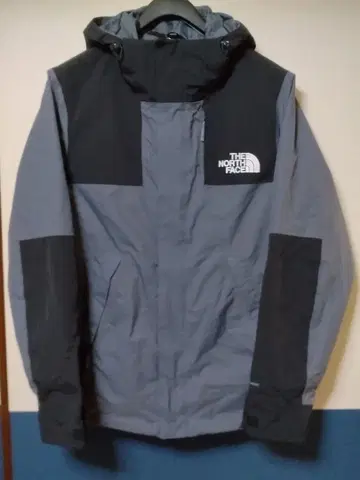 THE NORTH FACE 마운틴 후드티 그레이/블랙