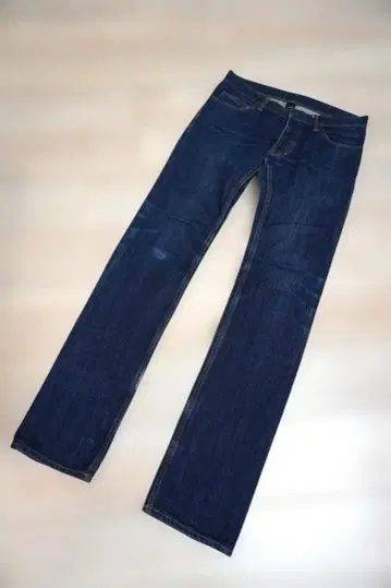 Pledge 스트레이트 데님 사이즈 46 다크 블루