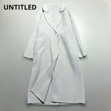 UNTITLED 토스카나 리버 체스터 코트 롱 그레이 언타이틀