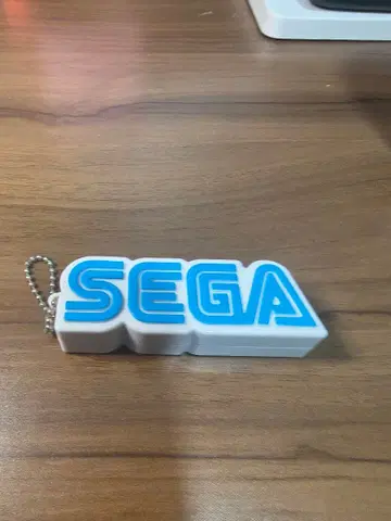 SEGA 로고 키링 세~가~ 라고 소리가 나는 사운드 키링