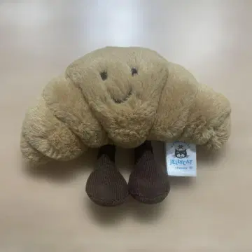 JELLYCAT 크루아상 모양 봉제 인형 키링